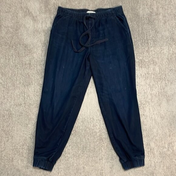 EC Abercrombie Fitch Denim Joggers Size Medium - Picture 1 of 5